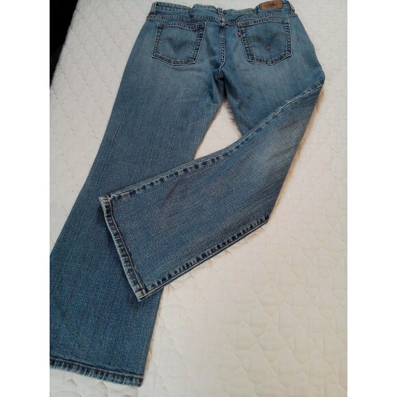 Women Levi Denim Jeans Size 12 Medium Style 515 - Picture 12 of 16